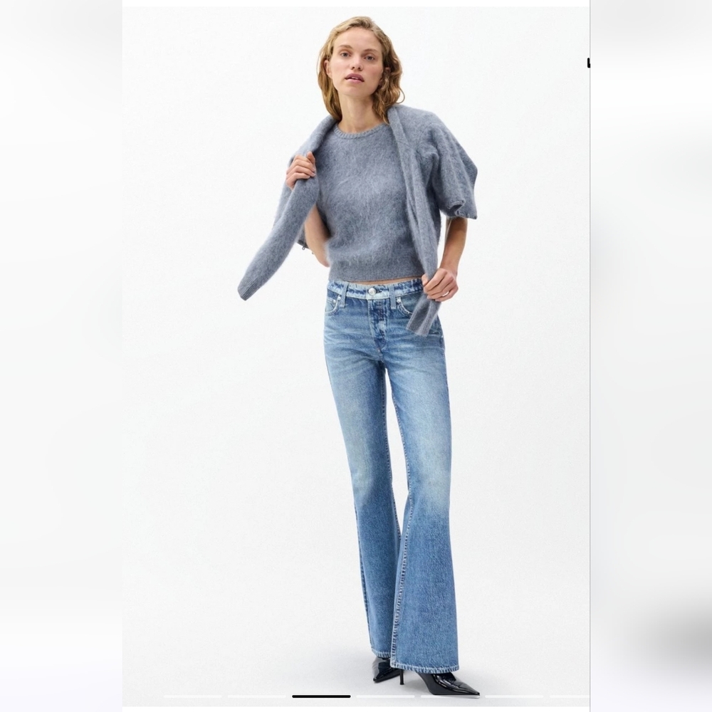 NWT Rag & Bone Women's Miramar Dahlia Flare Sz 28 $278.00 Minetta - Picture 3 of 12